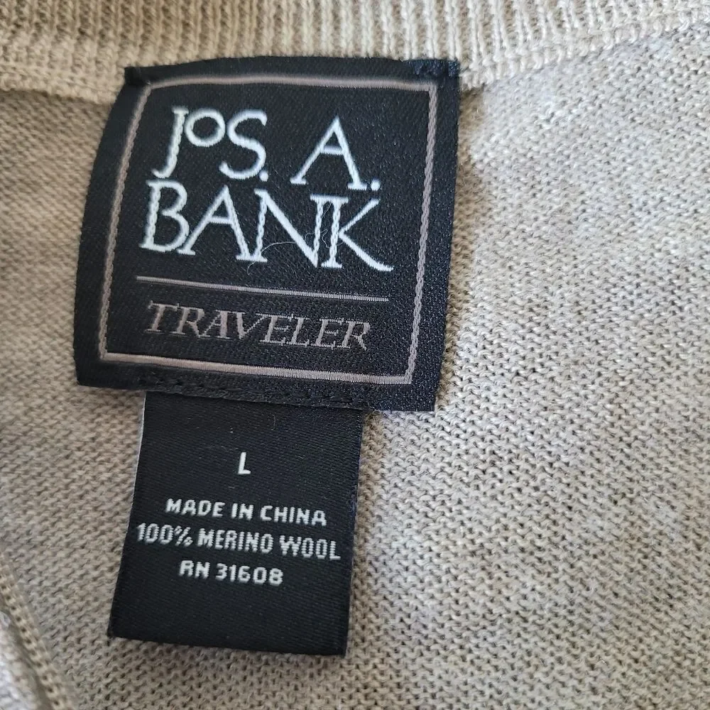 Jos A Banks 1/4 zipper pullover